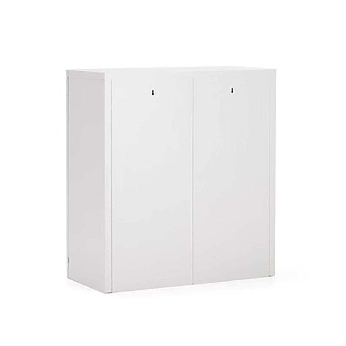 Förvaringsskåp Click Grå 1000x916x422mm med två dörrar