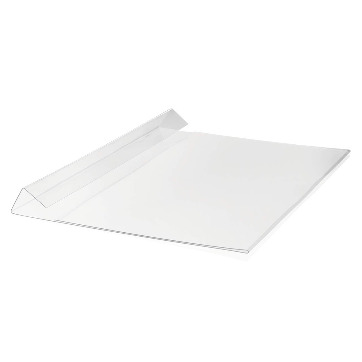 Hård pärm för A4 dokument, transparent plast, 297x210mm