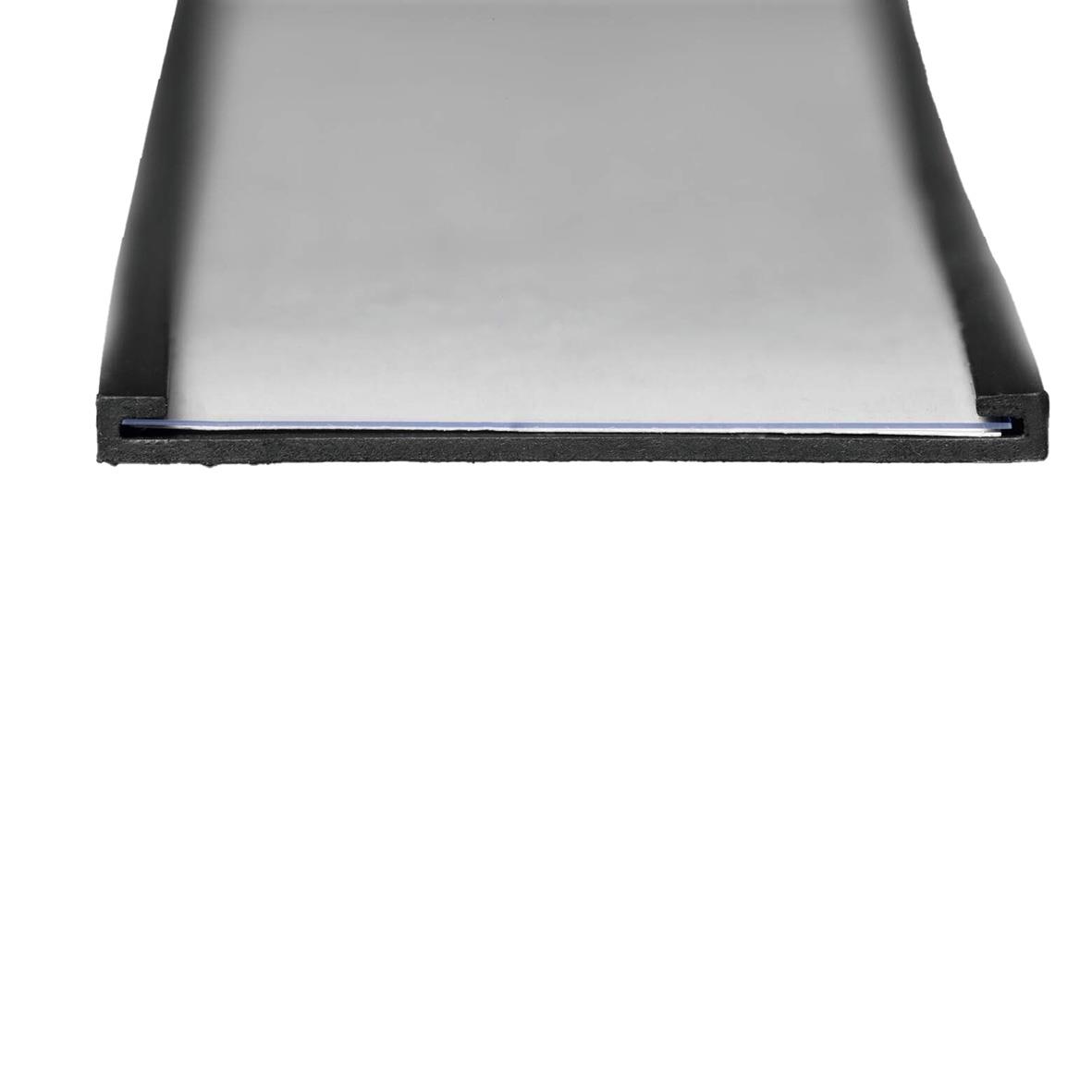 Mörkgrå magnetetikett Durable C-Profile 30