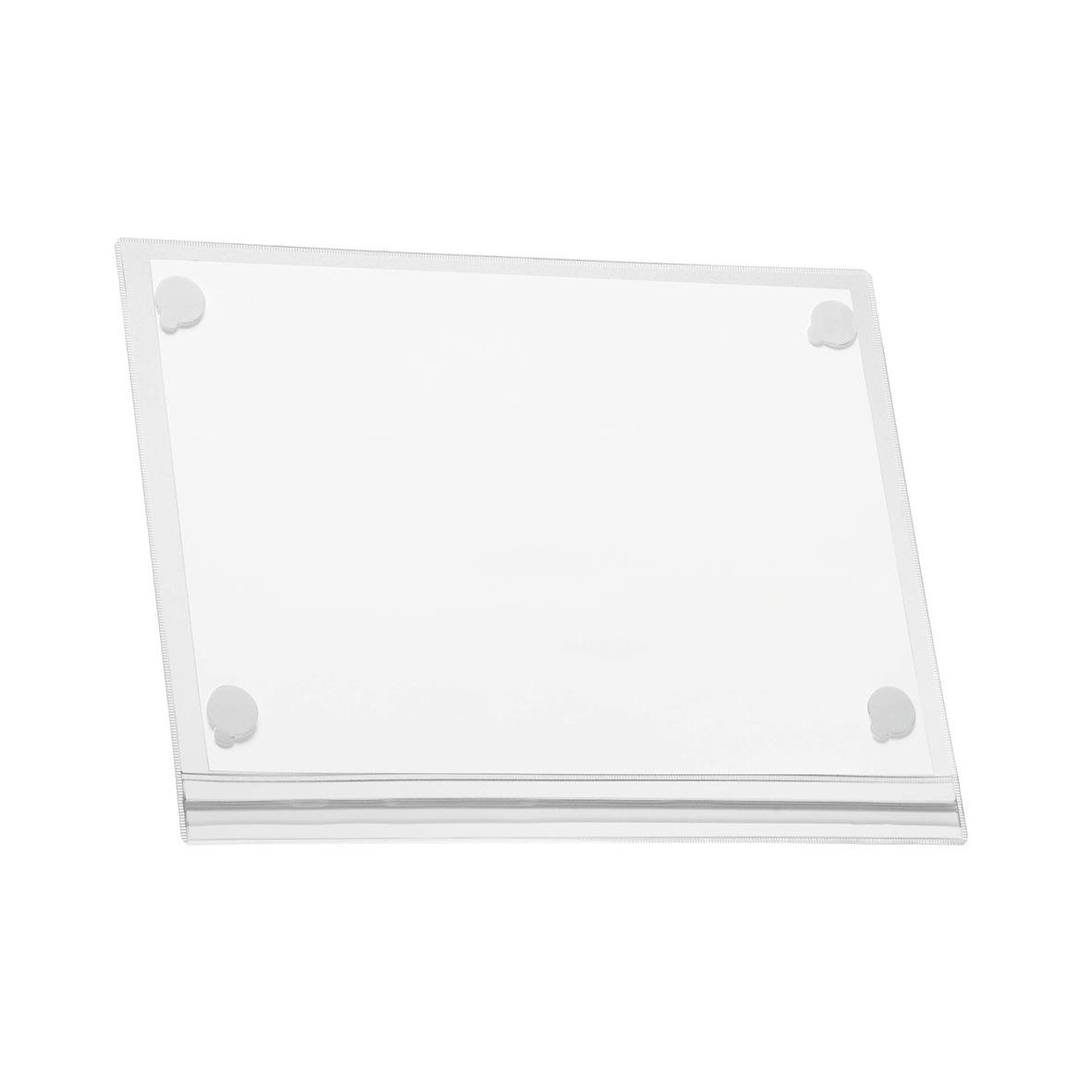 Vattentålig transparent plastficka för A4-dokument, självhäftande och hållbar