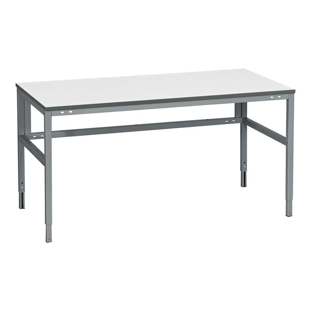 Arbetsbord WFI LD 300 Laminat 1200x800mm med metallram och laminatbordsyta