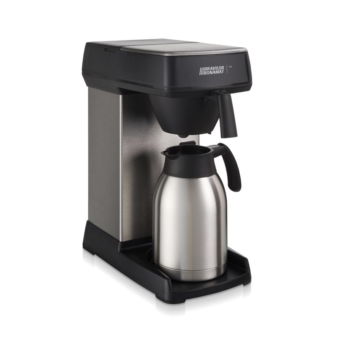 Termosbryggare Bonamat Iso 2L med svart och rostfritt design