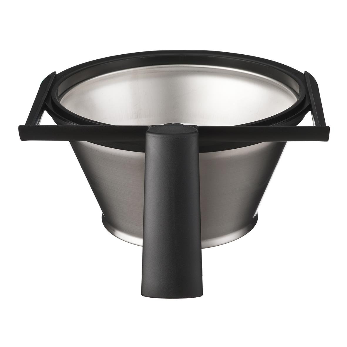 Filterhållare för Bonamat med svart ram och metallbehållare