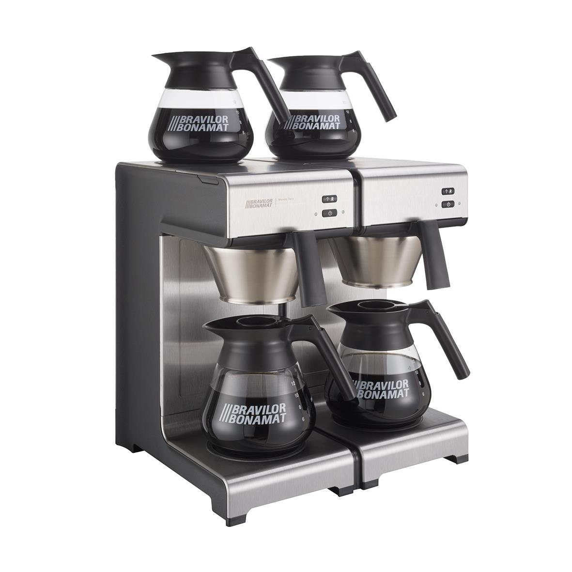 Kaffebryggare Bonamat Mondo Twin 3-fas med fyra kannor och modern design