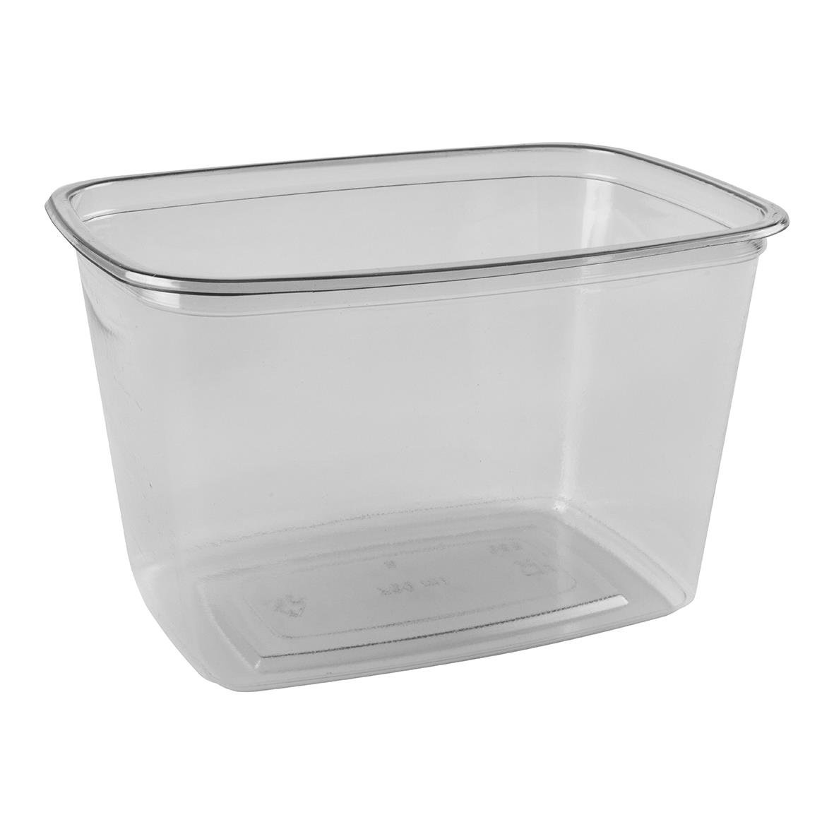 Klar plastbägare PET 750ml, mått 100x140x420mm