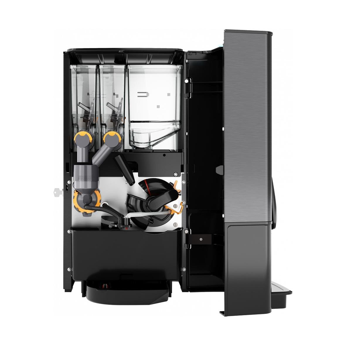 Kaffemaskin Bonamat Sego 12 med robotarm och behållare för kaffebönor och vatten