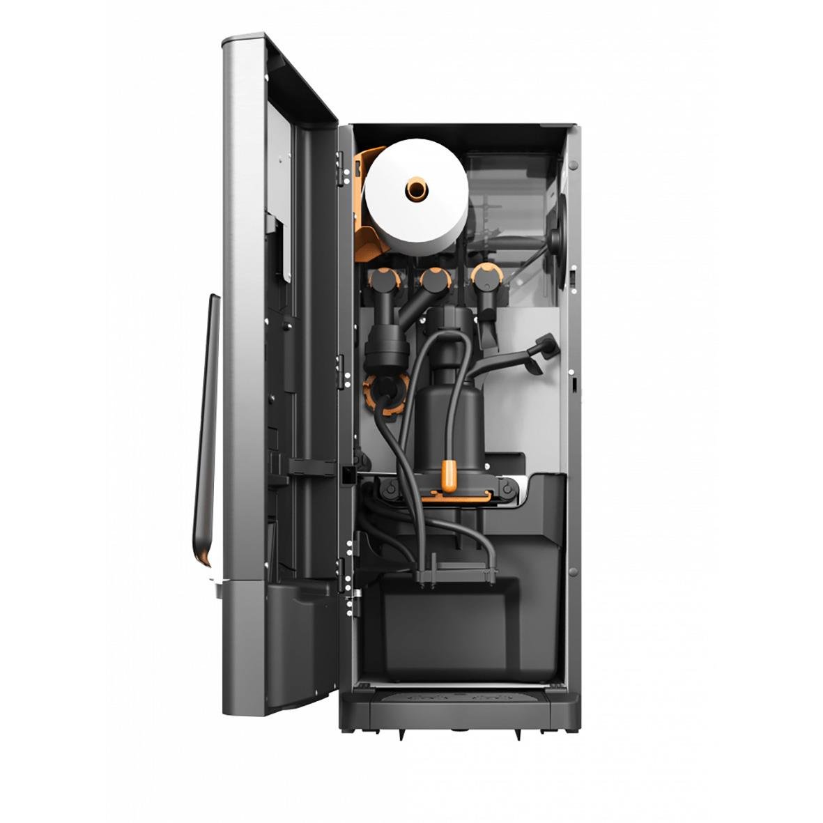 Kaffemaskin Bonamat FreshMore 121 med inre komponenter och rörsystem