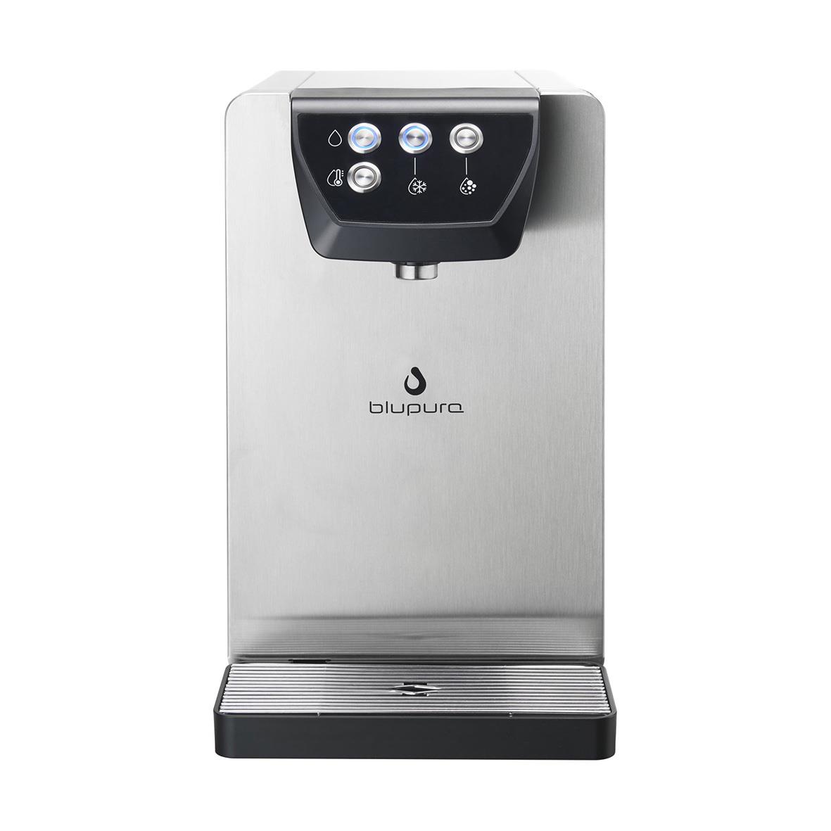 Vattenmaskin Escowa Rock Fizz från Blutron med digitala knappar och dispenser