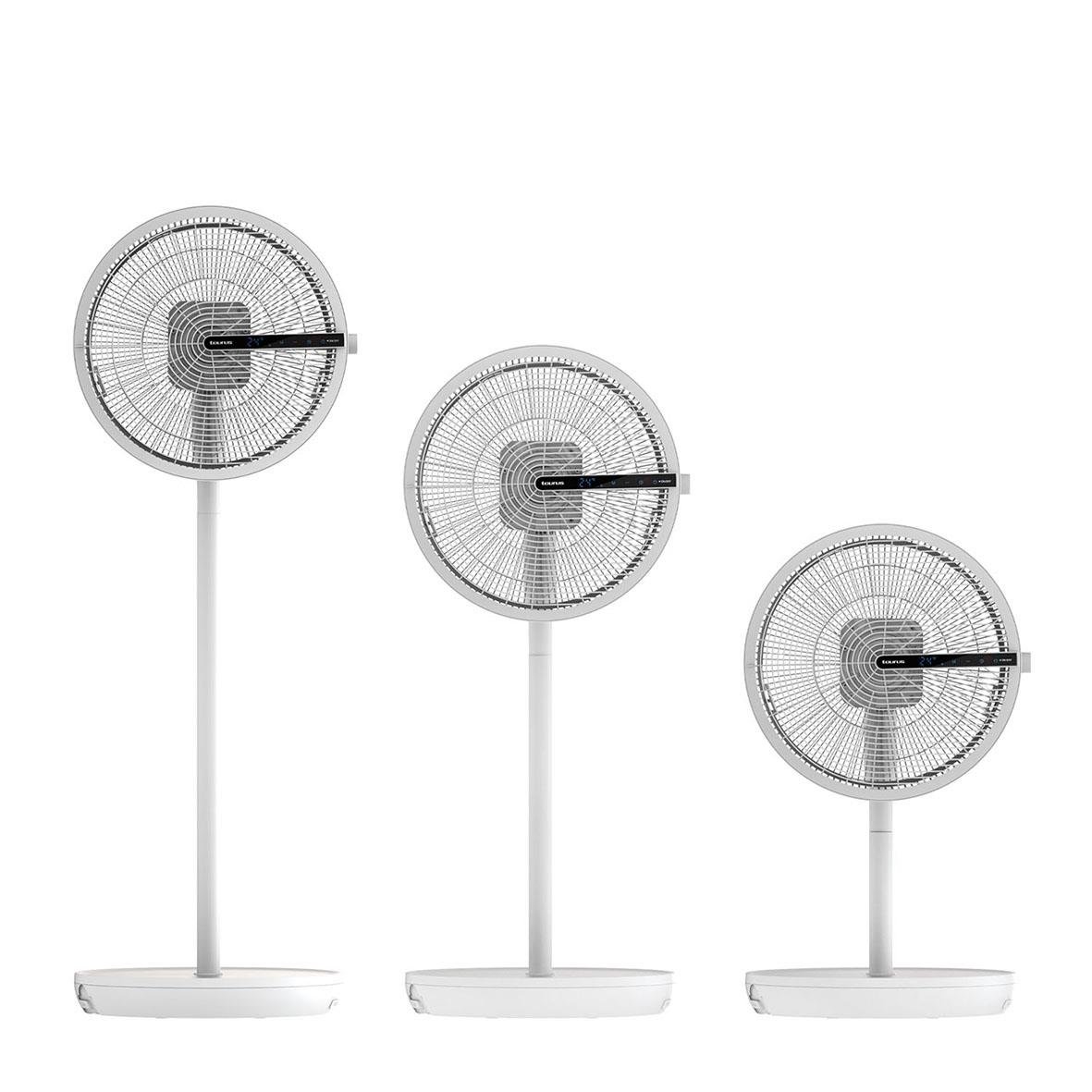 Golvfläkt Taurus Ice Brise 3-i-1 vit, 40 cm, tre olika höjder