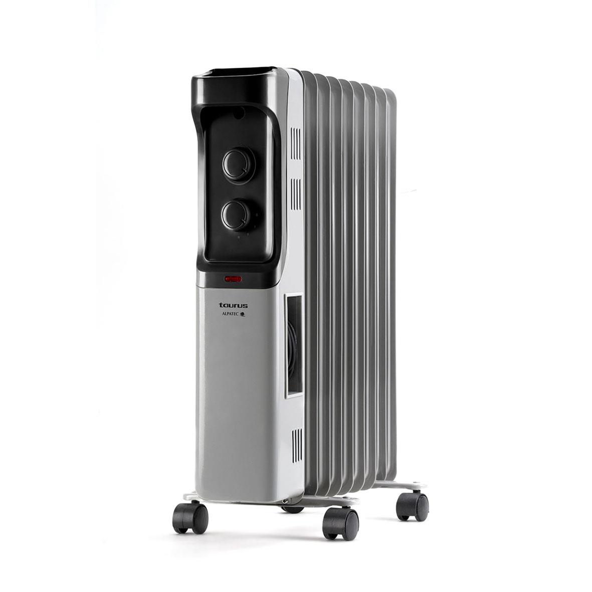 Element Targus Oljeradiator New Dakar 2000 i silver och svart med hjul