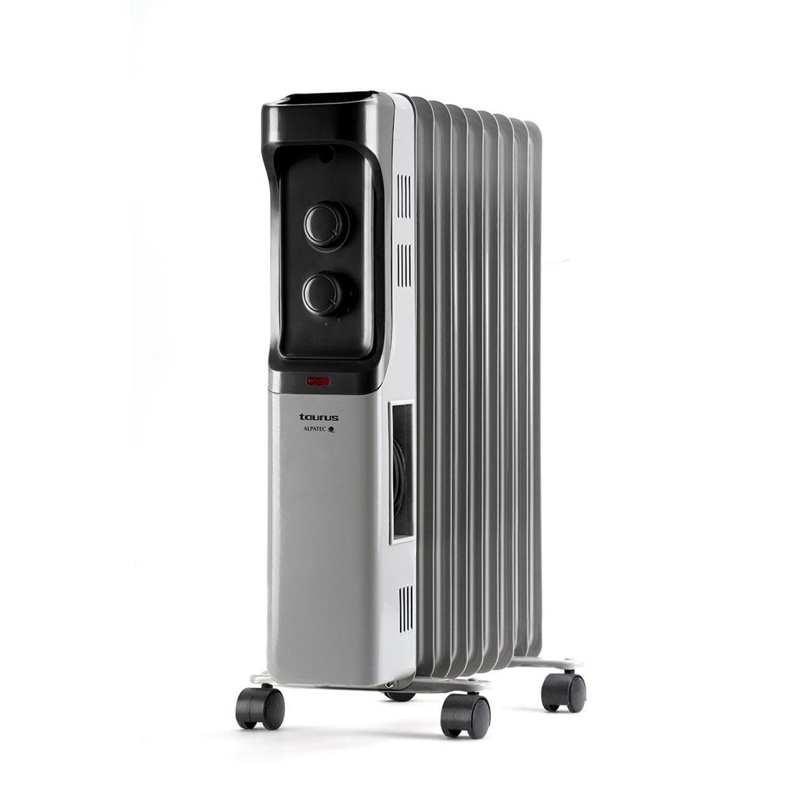 Element Targus Oljeradiator New Dakar 2000 i silver och svart med hjul