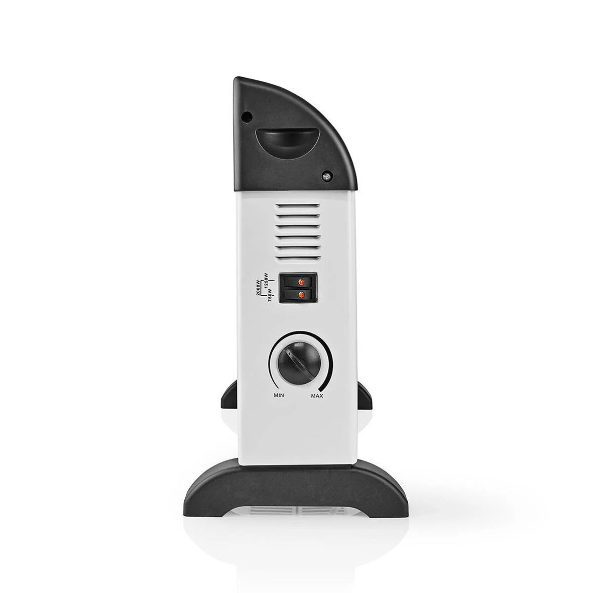 Vit Element Nedis 2000W värmepistol med justerbar temperatur och ergonomisk design