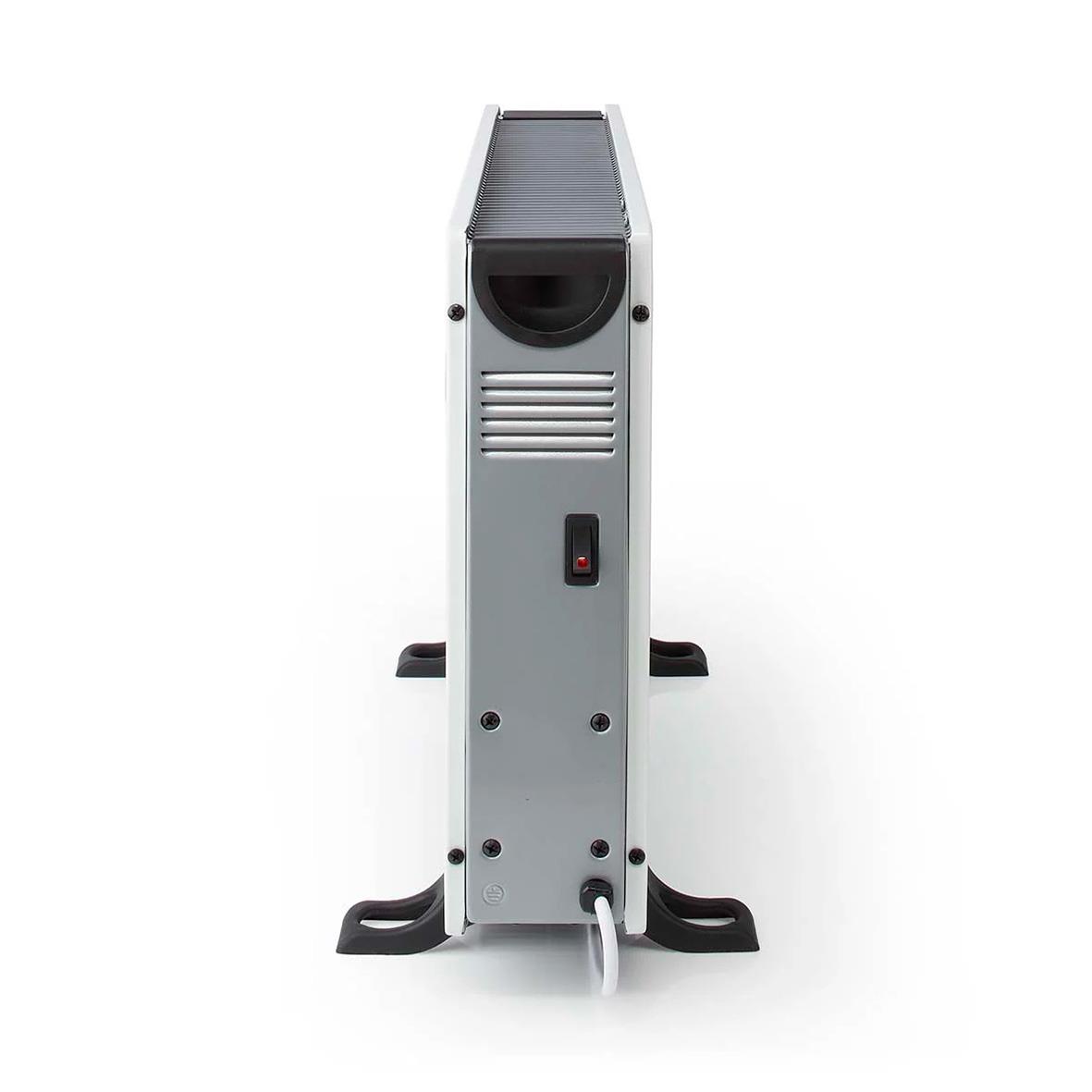 Portabel vit Element Nedis 2000W Smartlife värmepistol sett framifrån