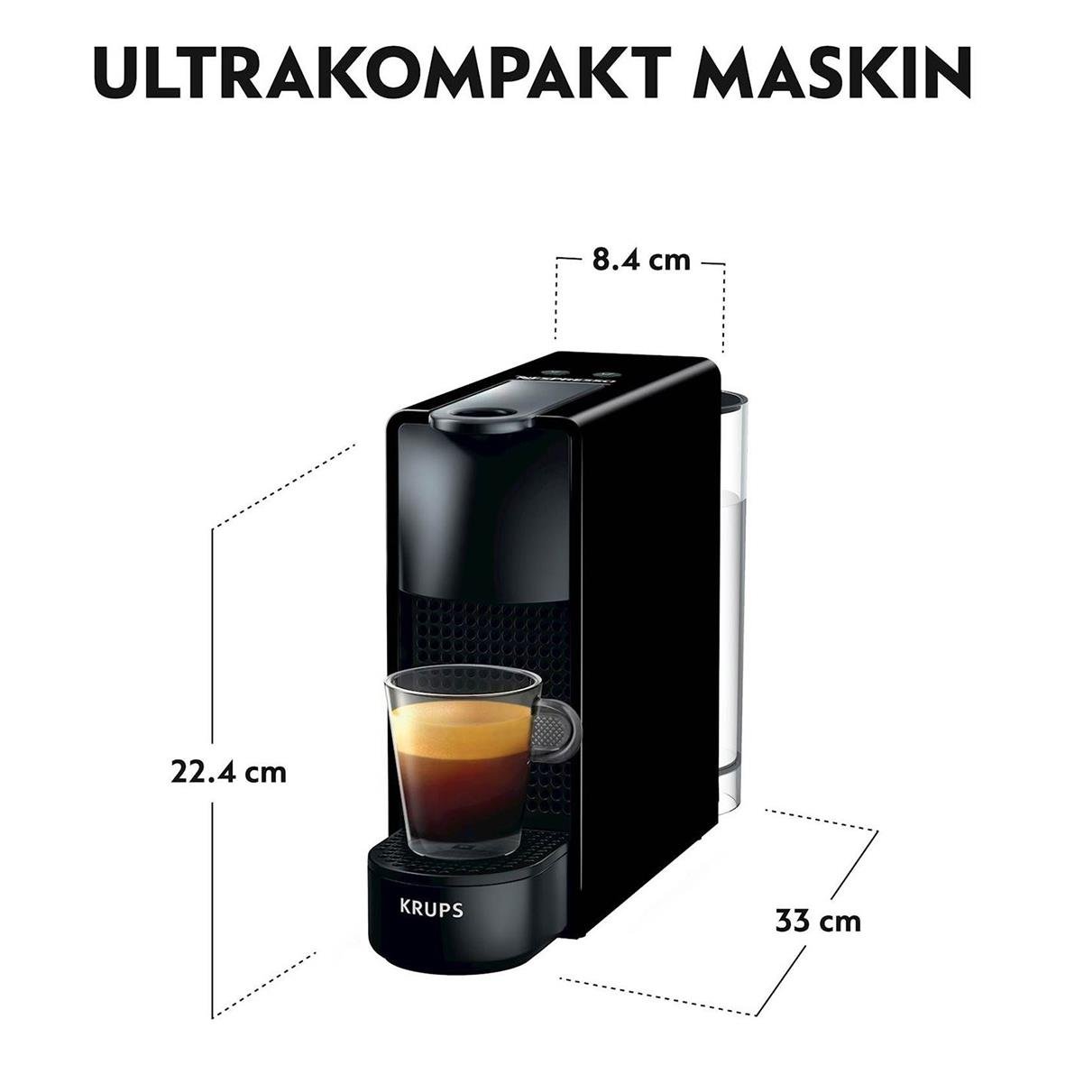 Kapselmaskin Nespresso Essenza Mini Svart 63010260_8