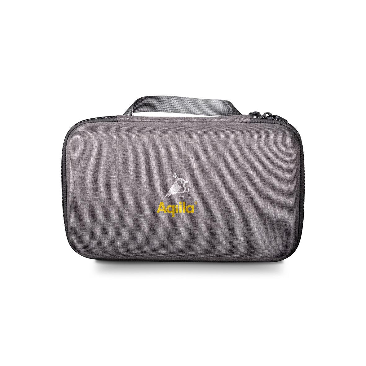 Aquil Coffebird batteridriven espressomaskin i grå väska