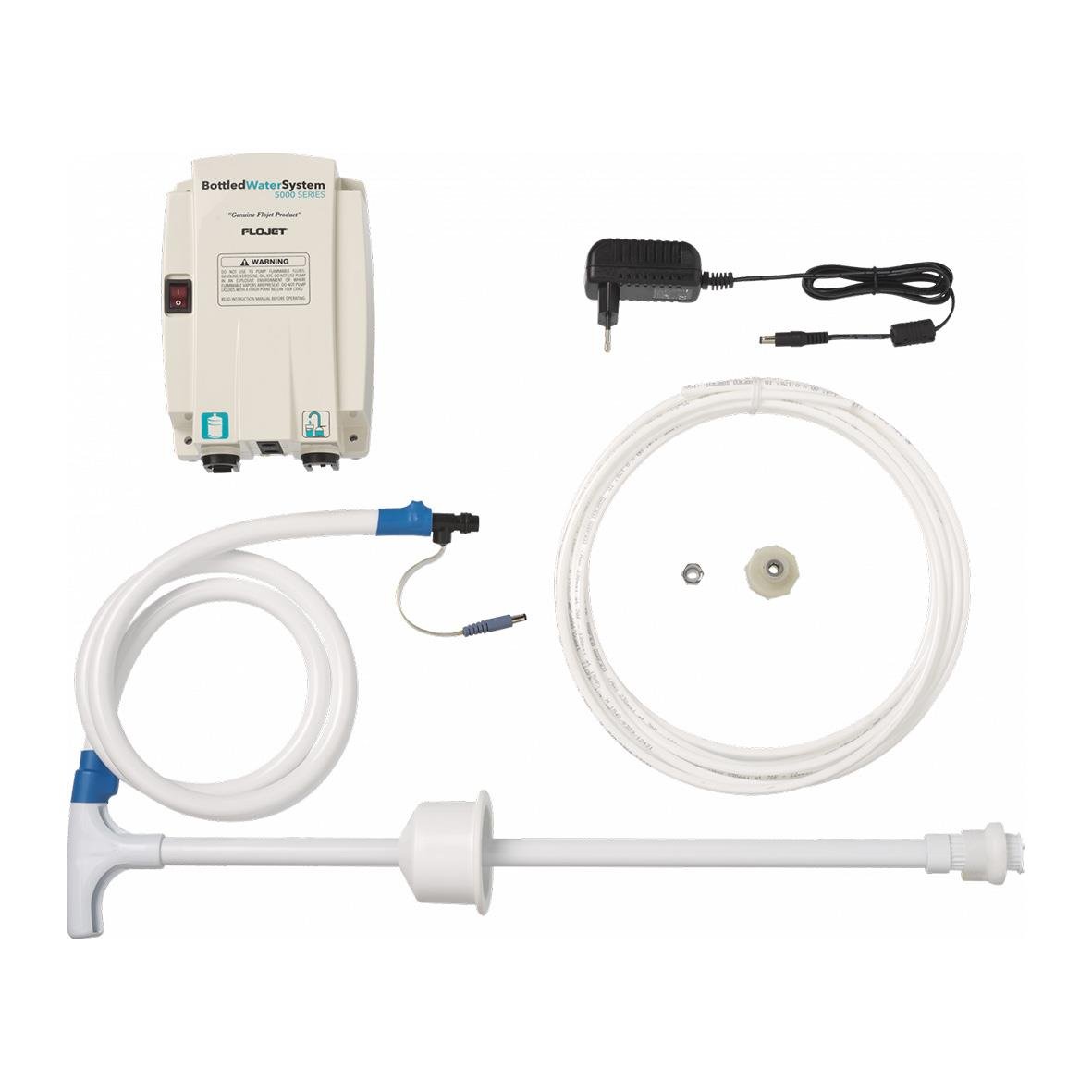 Vattenpump Bonamat Flojet med tillbehör inklusive slang och strömadapter