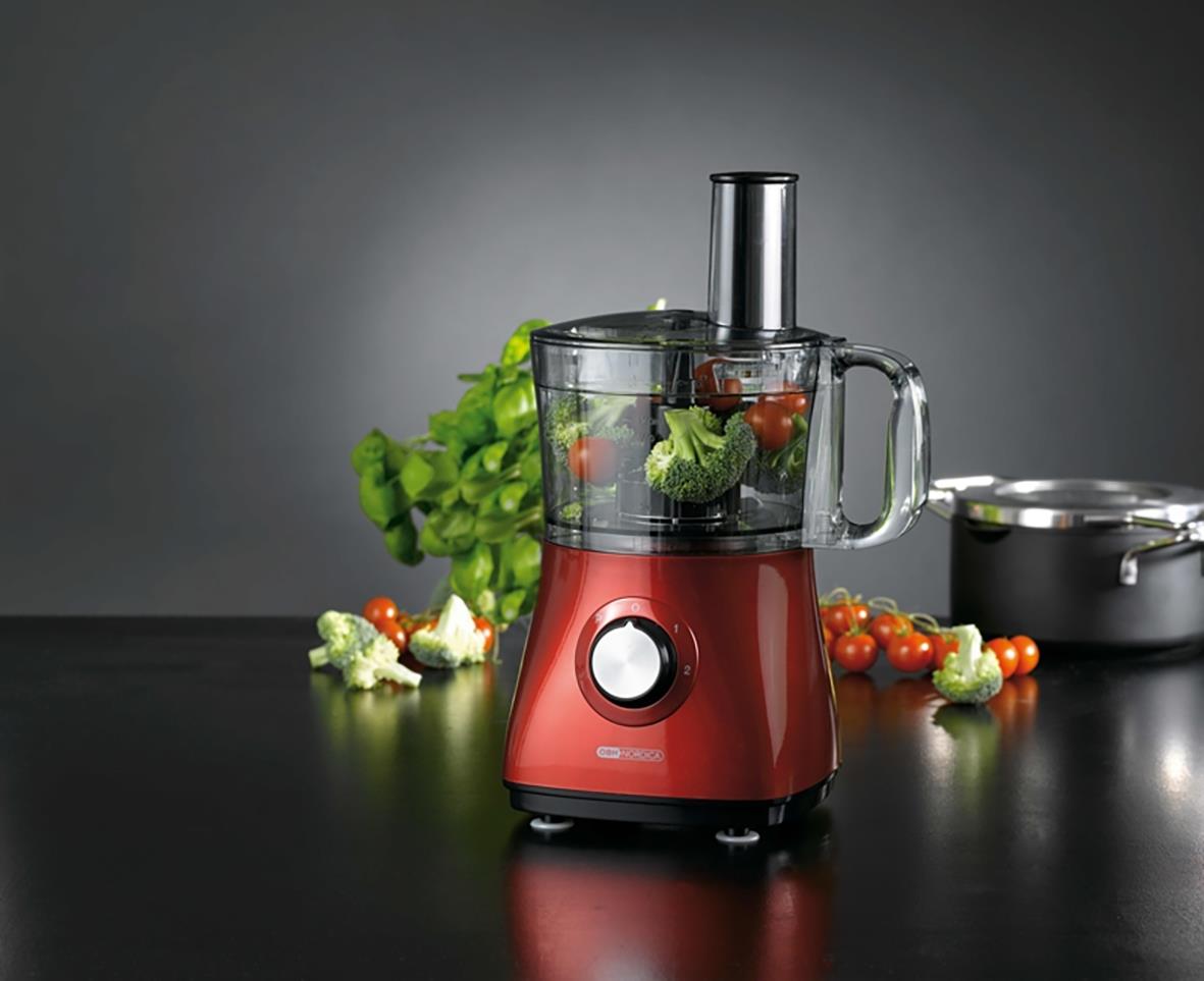 Matberedare OBH Nordica Pro2000 Chilli med röd design och matvaror runt omkring
