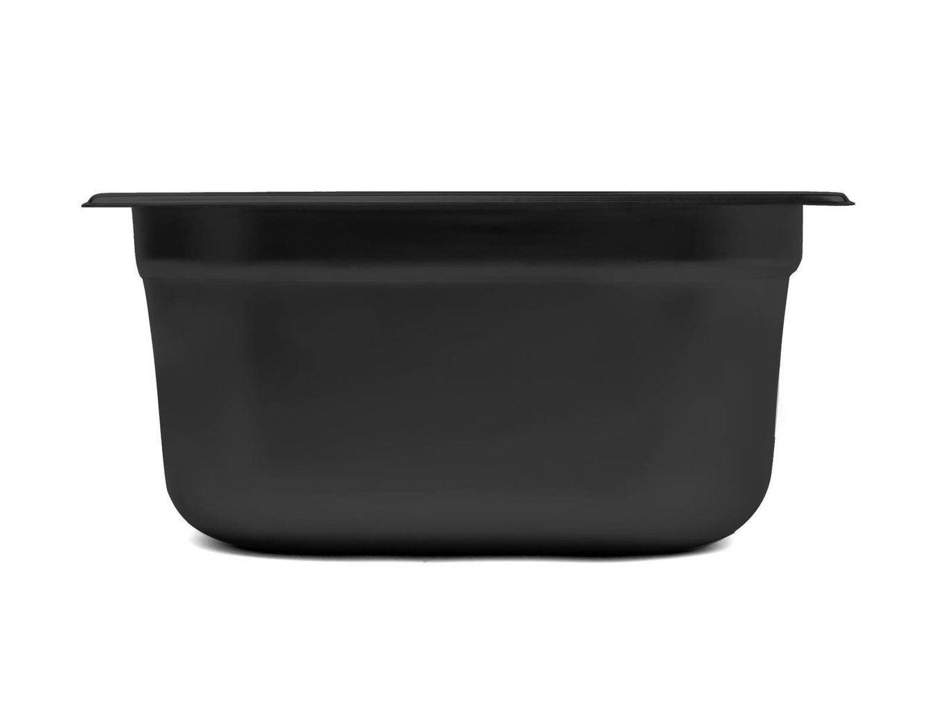 Svart kantin med måtten 265x325x150mm och volym på 9 liter