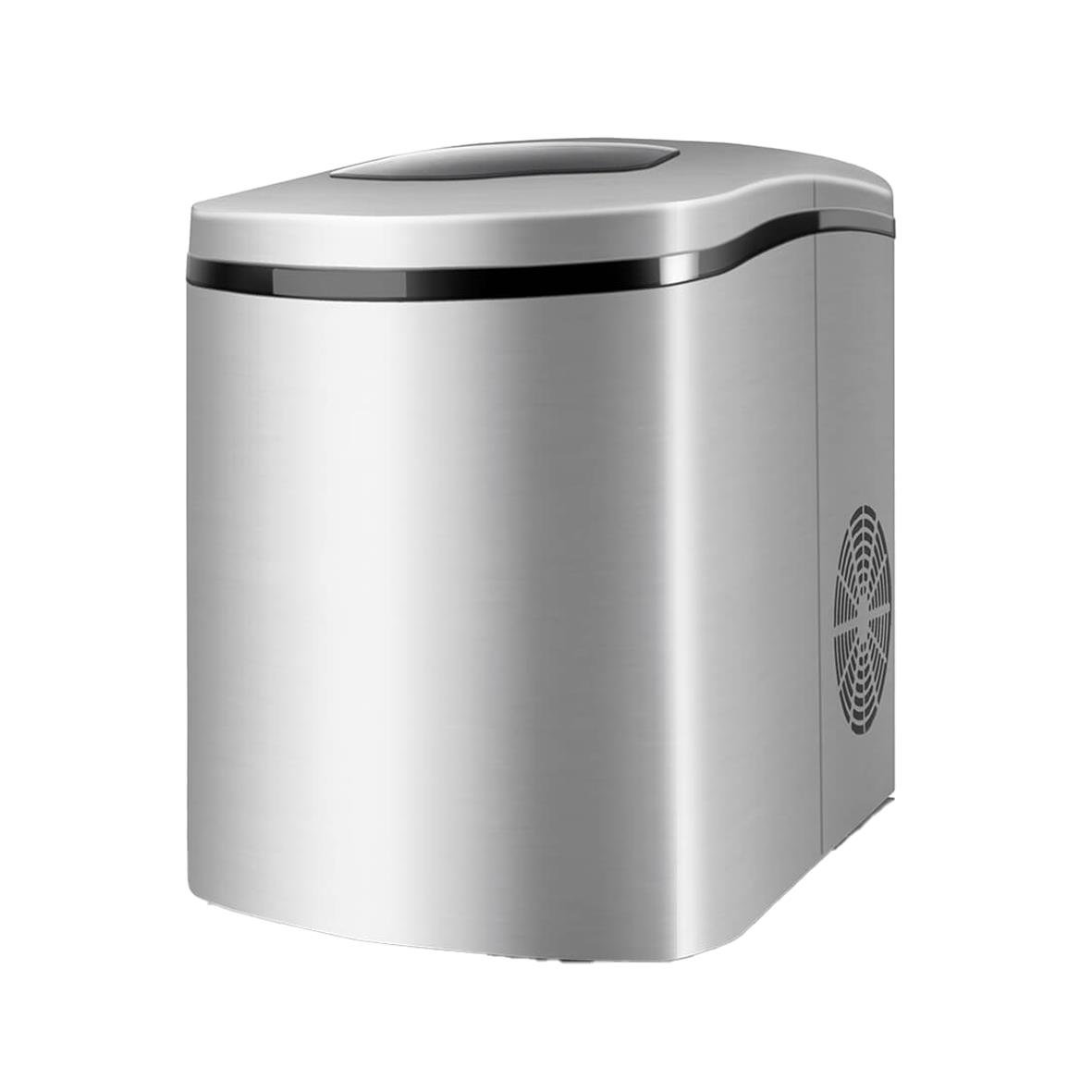 Taurus 1,7L ismaskin i silver med svart detalj och ventilationsgaller på sidan