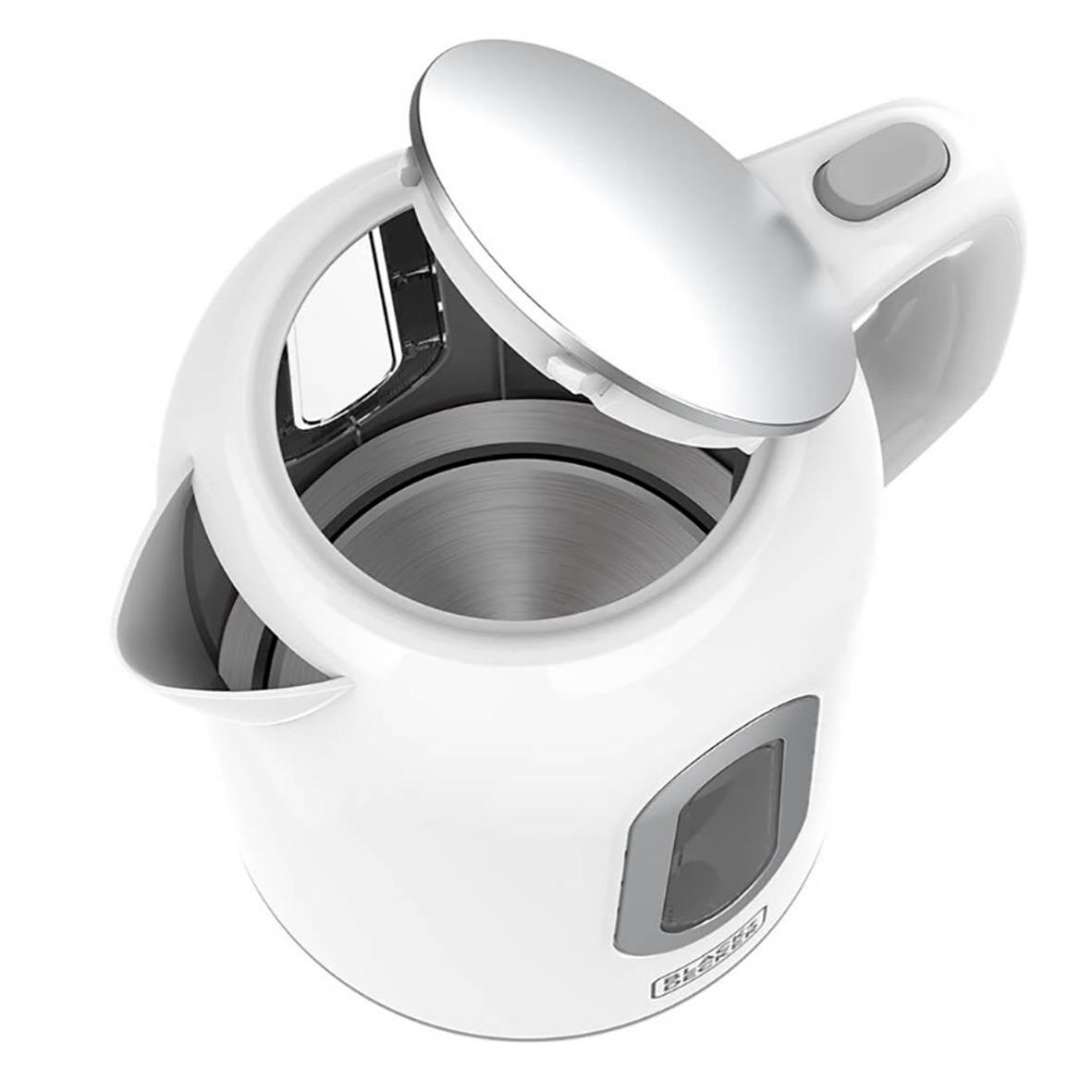 Vattenkokare Black+Decker vit 1,7L med öppet lock