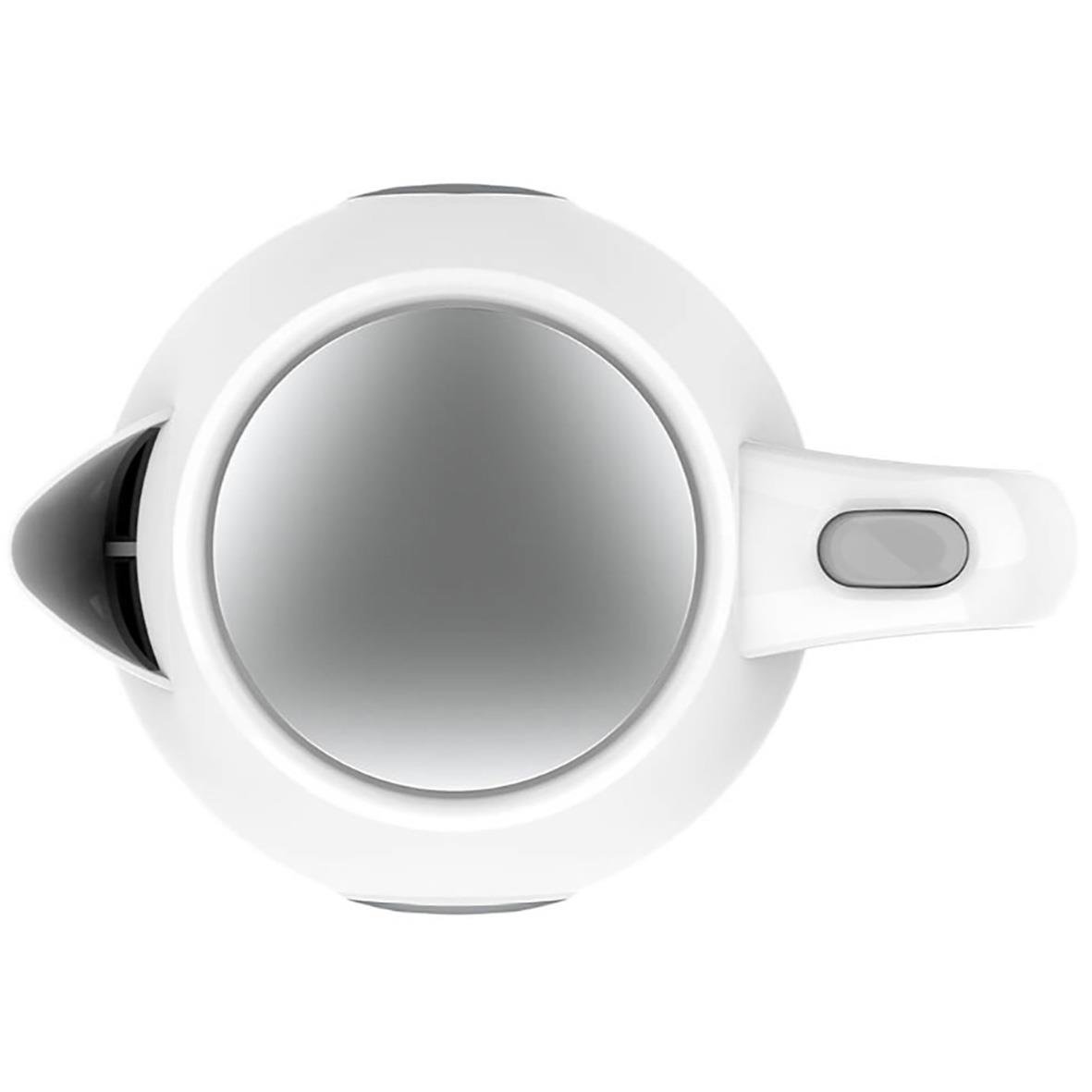 Vattenkokare Black+Decker vit 1,7L sett ovanifrån