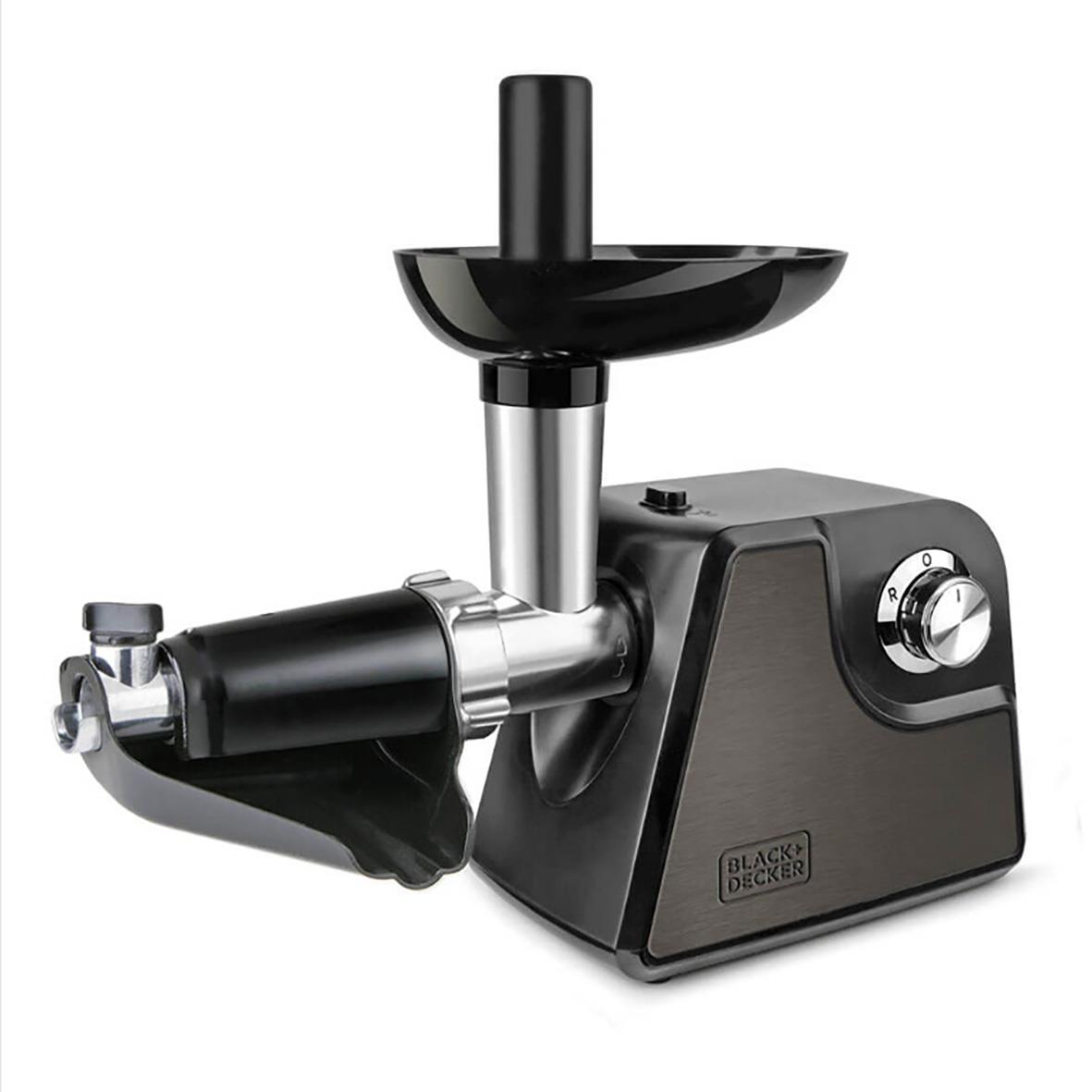 Black+Decker köttkvarn 1000W i svart och silver