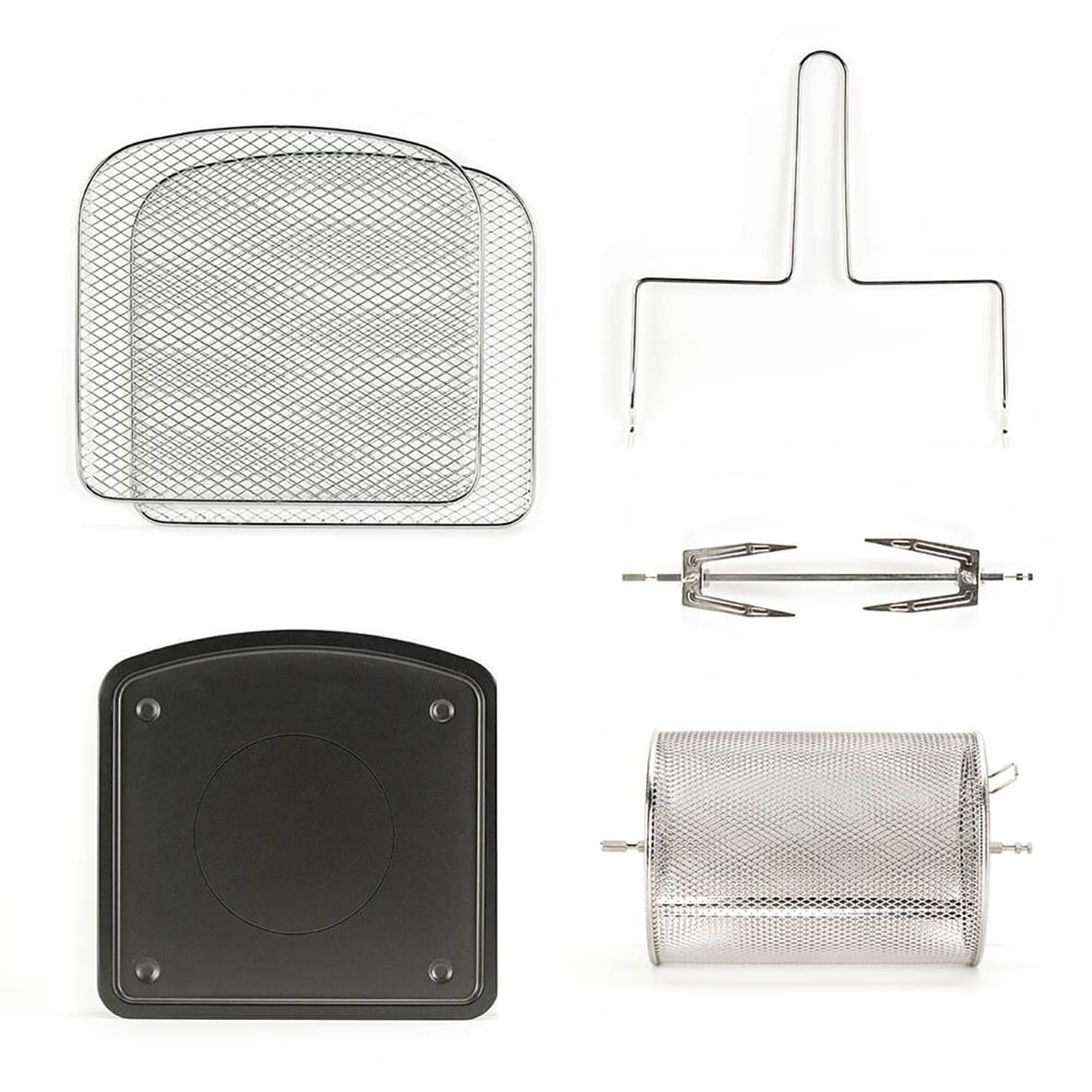 Tillbehör till Airfryer Ugn Black+Decker 1700W 12L inklusive gallret, fästet, värmeelement och insats