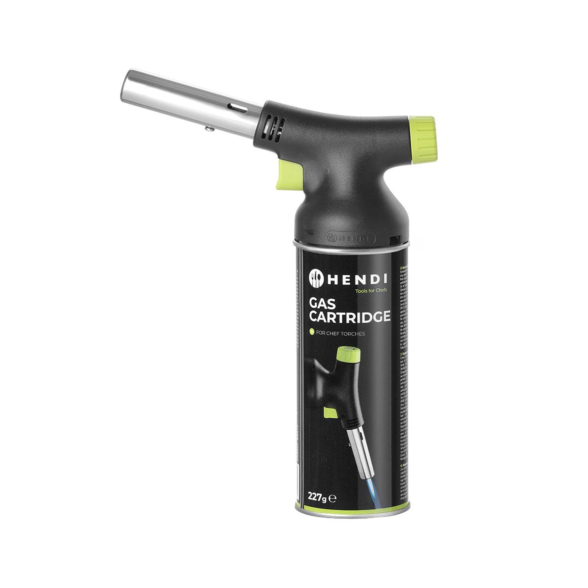 Gasbrännare Hendi med handtag och gas 227g