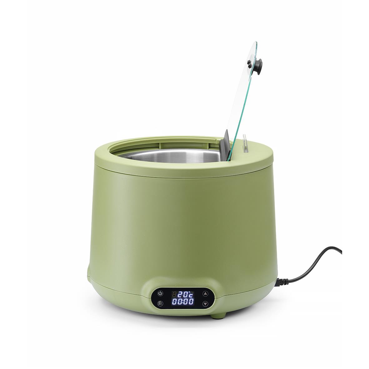 Grön elektrisk soppkittel Hendi med 1,5L kapacitet och digital display