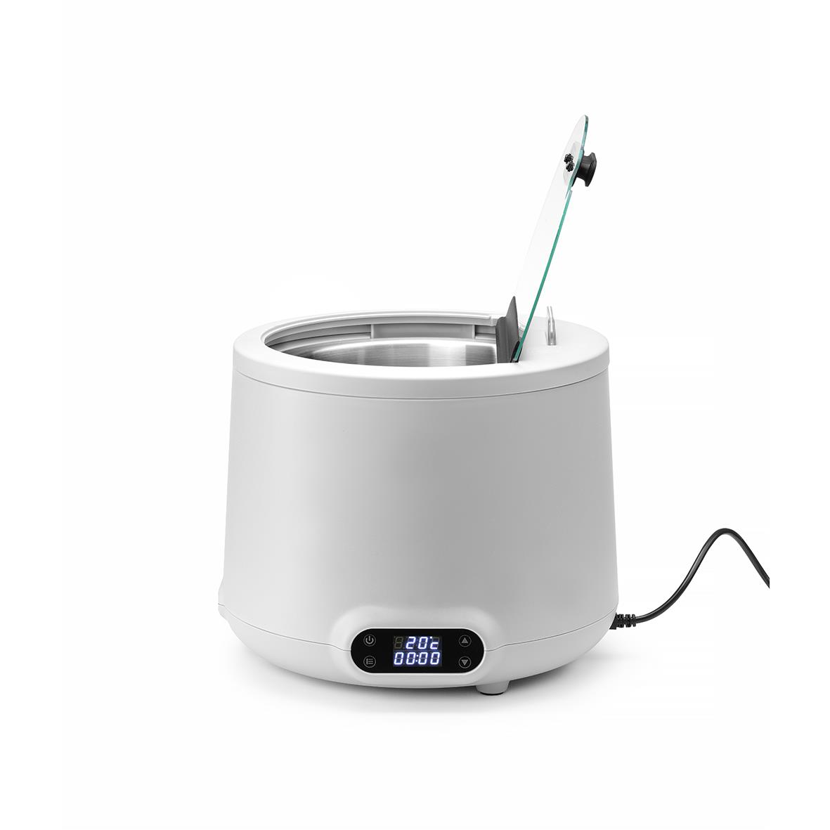 Elektrisk vit soppkittel Hendi med 1,5L kapacitet och digital display