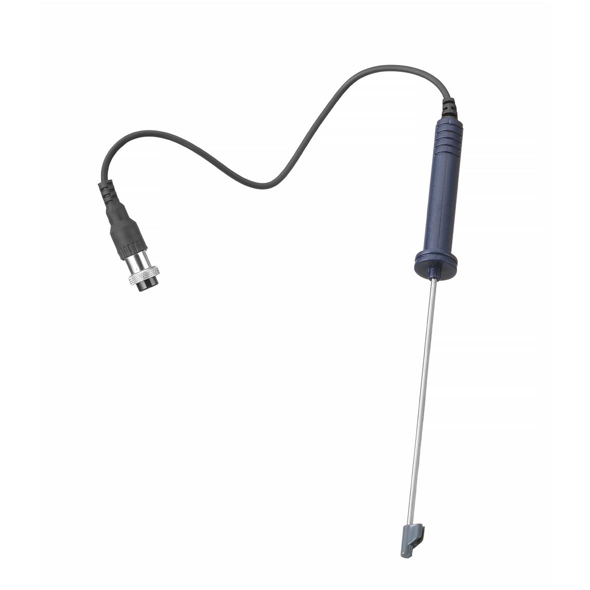 Termometer Hendi med avtagbar sond och gul kropp, mått 195x85x45mm