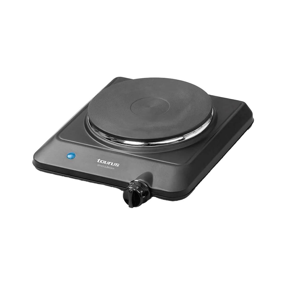 Elektrisk kokplatta Taurus 1500W svart med justerbar värmeknapp