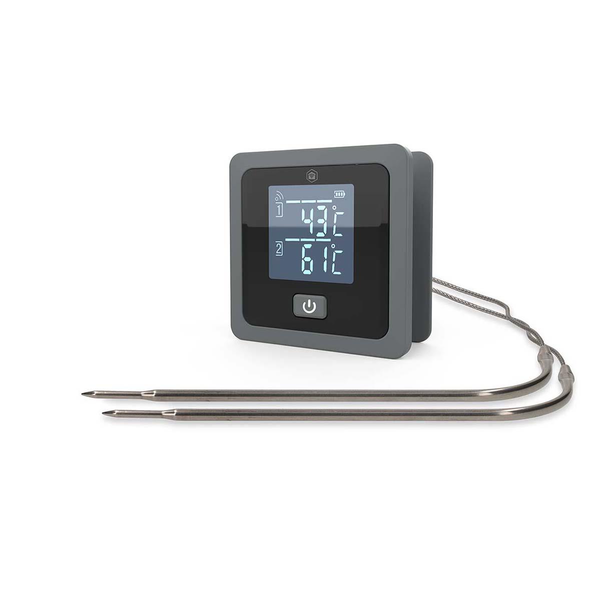 Digital kötttermometer från Nedis SmartLife med display och sond för temperaturmätning