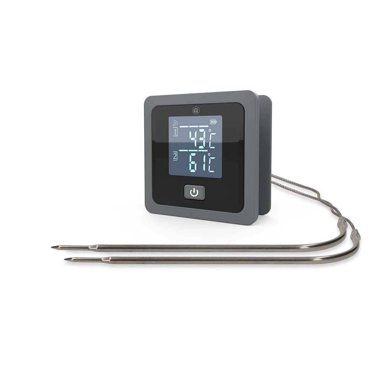 Digital kötttermometer från Nedis SmartLife med display och sond för temperaturmätning