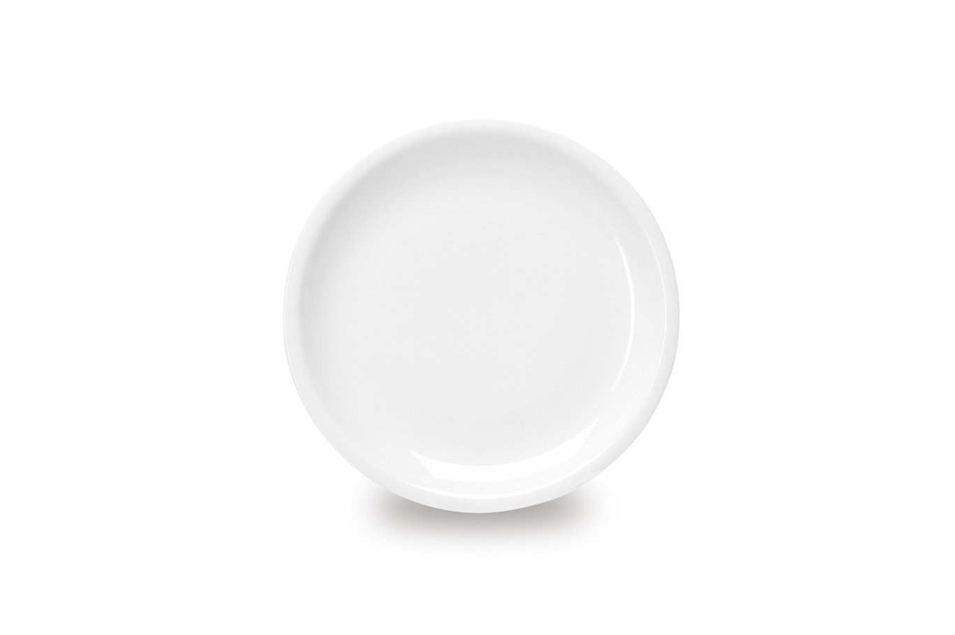 Vit tallrik Exxent Pegasus Flat Ø17cm