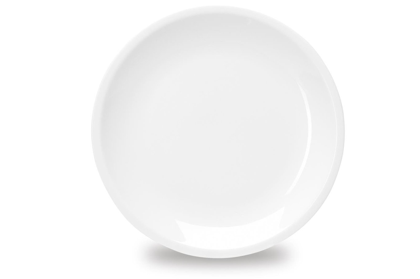 Vit tallrik Exxent Pegasus Flat Ø24cm