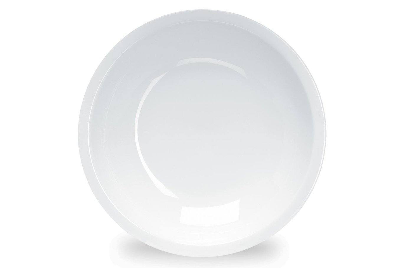 Vit djup tallrik Exxent Pegasus med diameter 21 cm