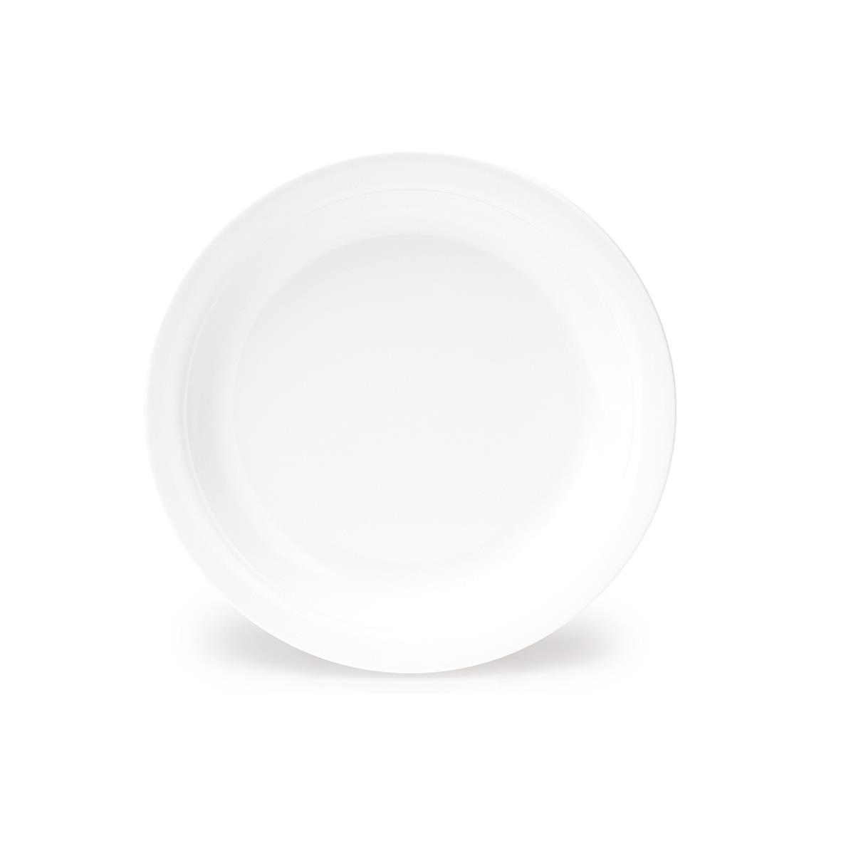 Vit djup tallrik BBM Duro med diameter på 21 cm