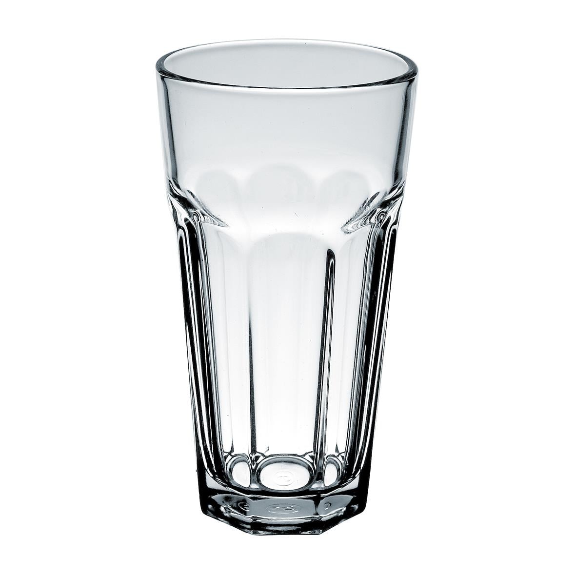 Tydligt glas med rakad design och höga vertikala linjer, Pasabahce America, 85x162mm, 48cl