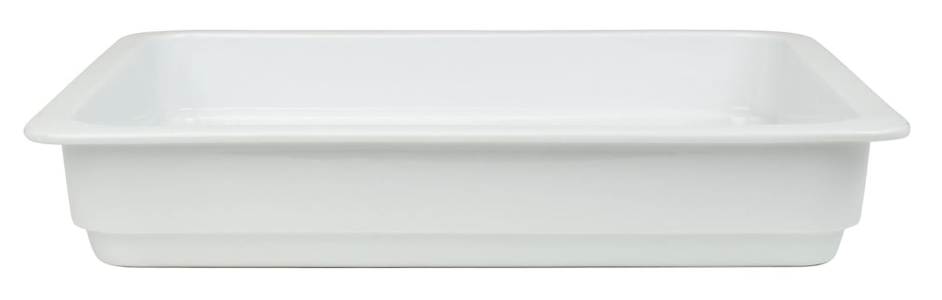 Gastronormfat 1/2 6cm vit plastbehållare
