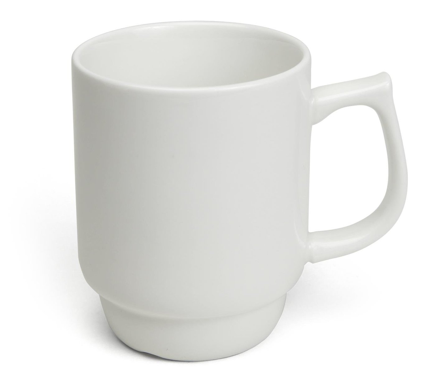 Vit mugg med texten Copenhagen 23cl och handtag