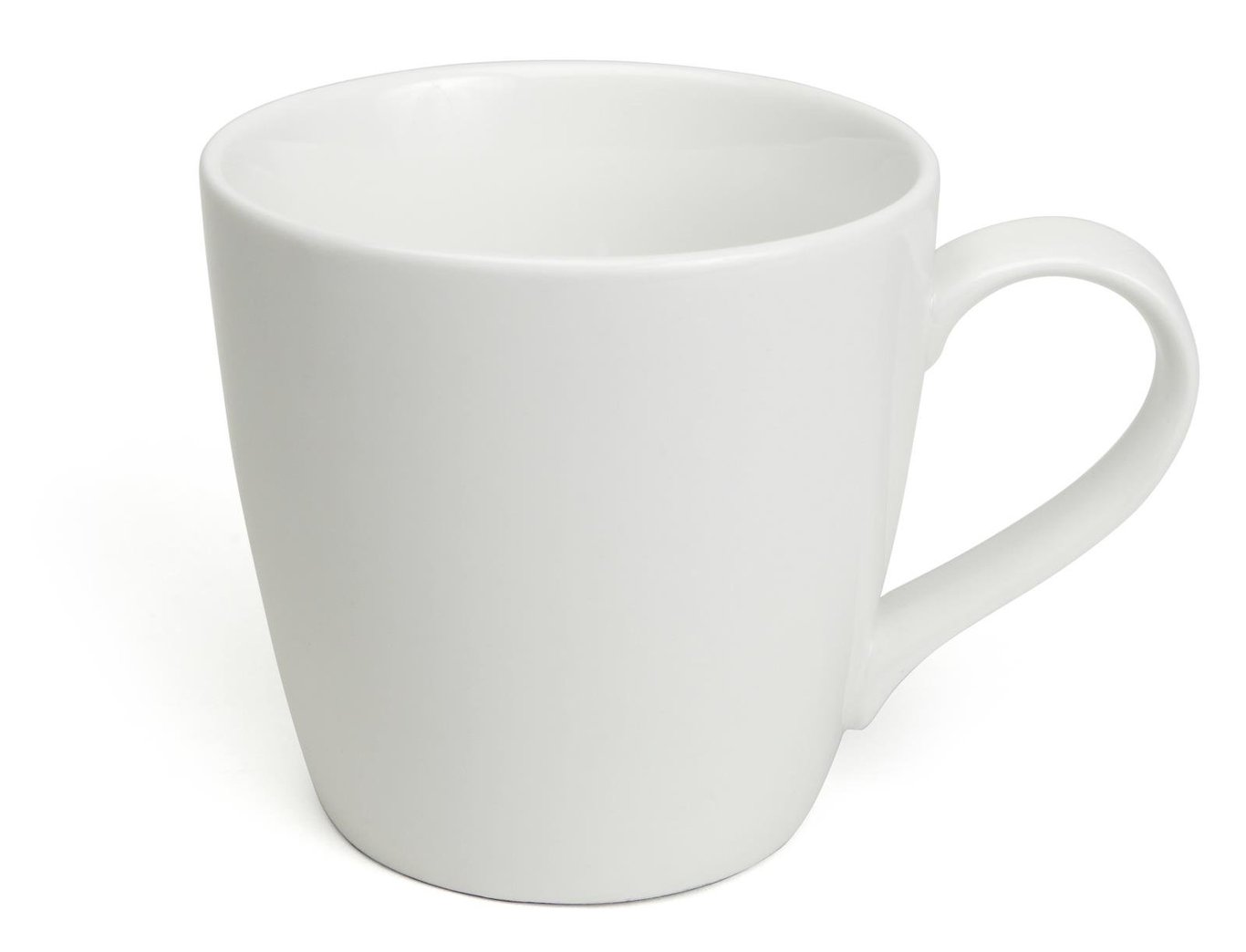 Vit mugg Helsinki 35cl med handtag