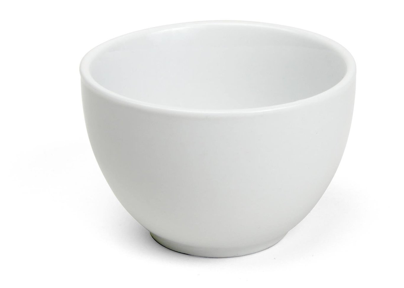 Vit skål med diameter 8,5 cm