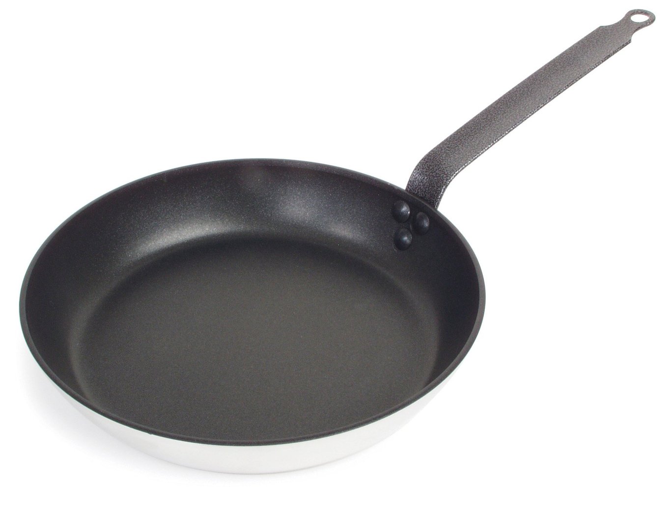 Stekpanna Exxent Nonstick aluminium Ø24cm med svart nonstick-beläggning och lång handtag