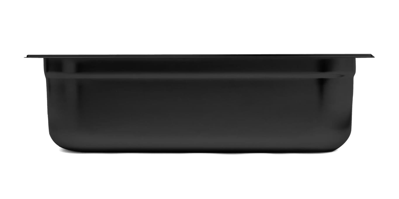 Svart kantin med måtten 530x325x150mm och 20,5L volym