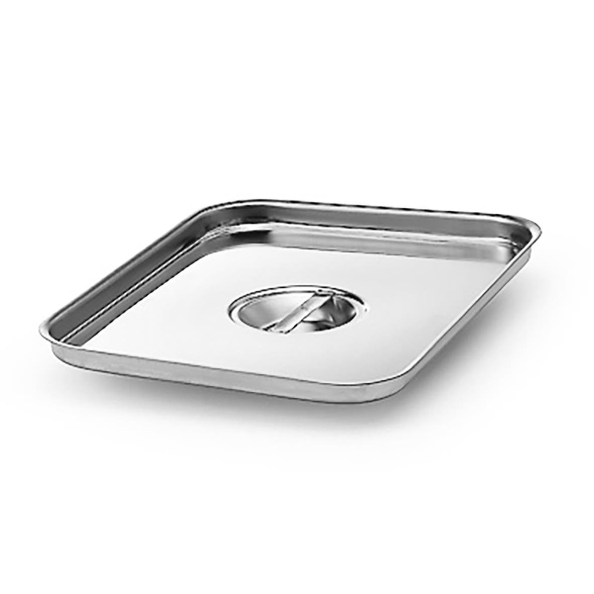 Rostfri GN 1/2 lock till kantin med lock