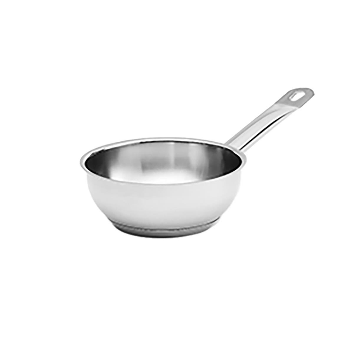 Rostfri sauteuse med Ø16cm och 0,8L kapacitet