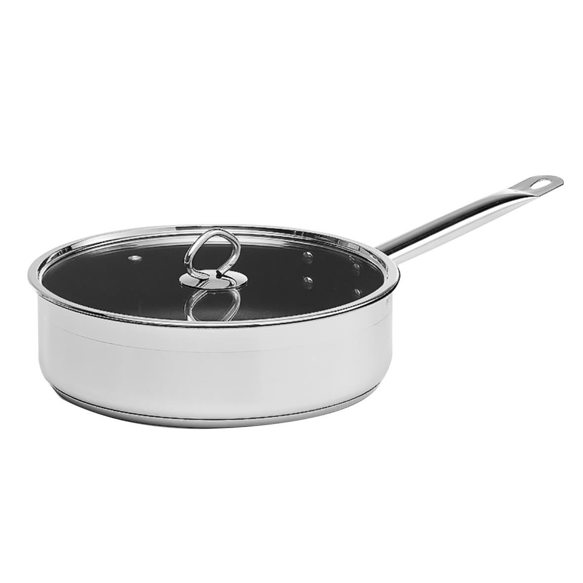 Traktörpanna i patina med lock, Ø26cm, 4L