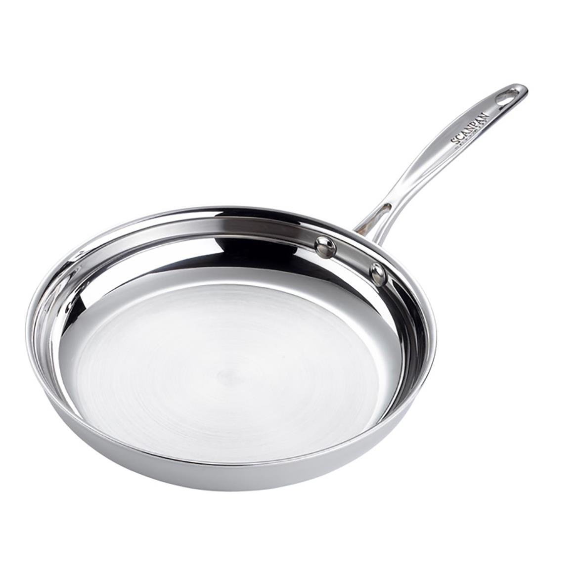 Stainless steel stekpanna Scanpan Fusion 5 Ø24cm med lång handtag