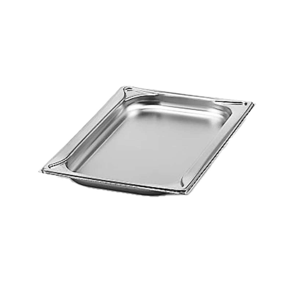 Kantinbricka i rostfritt stål GN 1/3-20, 176x325x20mm